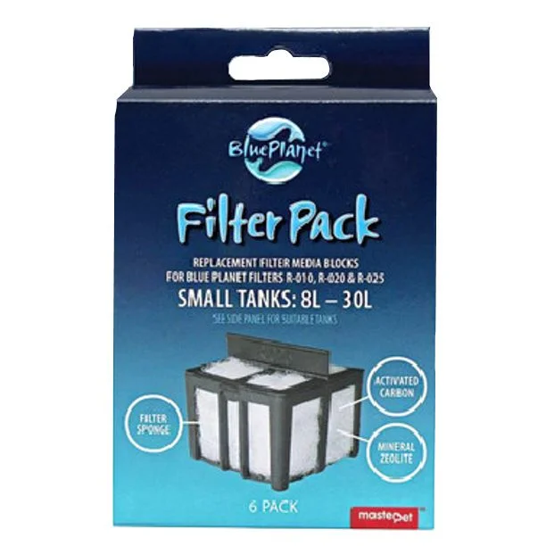 Blue Planet Filter Media 8-30L 6Pk