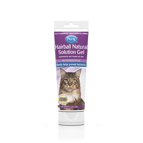 Cat Supplement - Hairball Natural Solution Gel - 3.5 oz