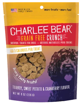 Charlee Bear Bear Crunch Grain Free Turkey Sweet Potato & Cranberry