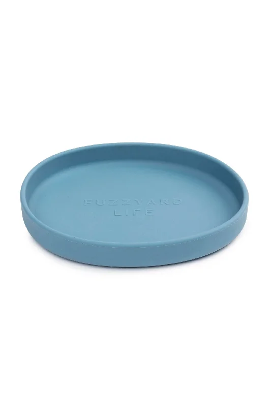 FuzzYard Life Silicone French Blue Cat Dish