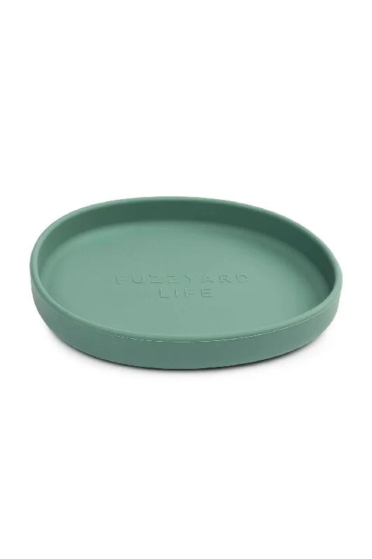 FuzzYard Life Silicone Myrtle Green Cat Dish