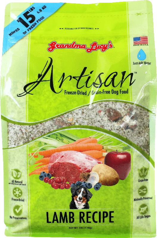 Grandma Lucy's Artisan Grain Free Lamb Freeze Dried Dog Food