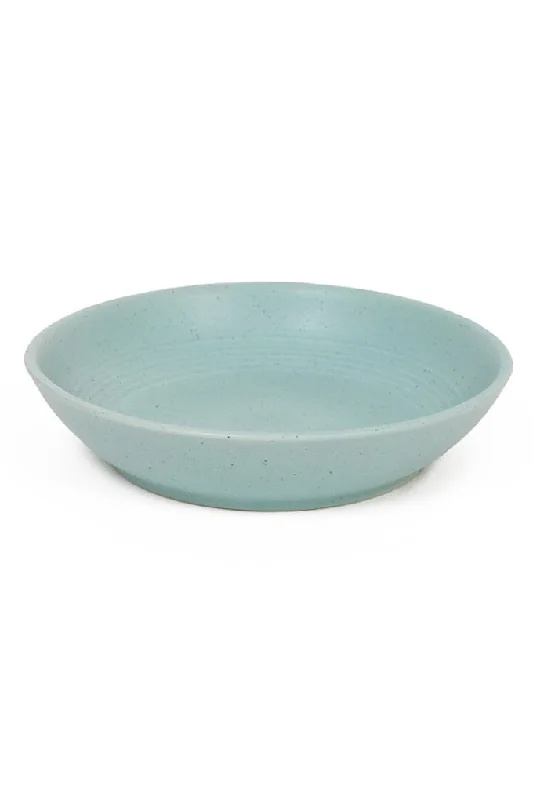 Great and Small Teal Stoneware Dish