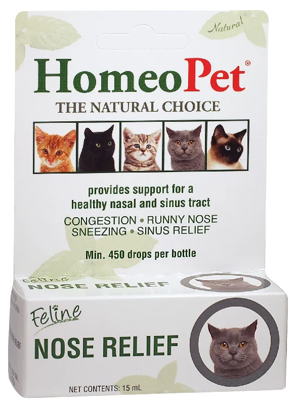 HomeoPet Feline Nose Relief, 15 mL