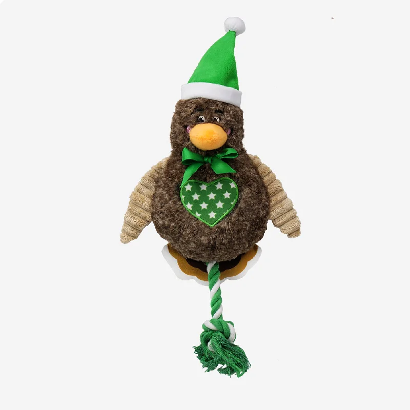 House of Paws Christmas Star Turkey Thrower Toy