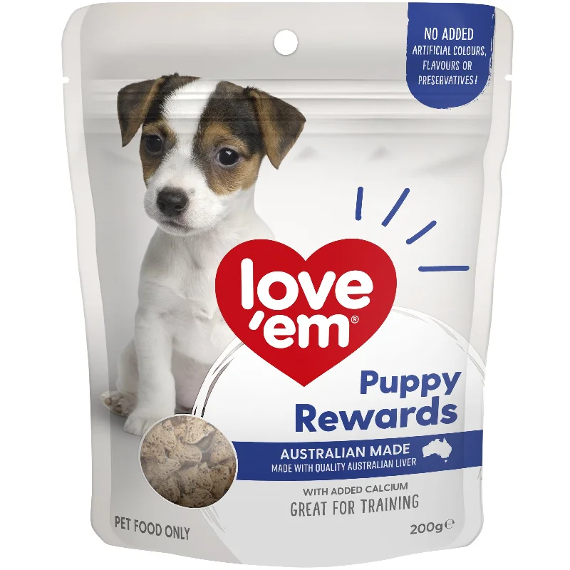 Love Em Liver Puppy Rewards Dog Treats 200g x6