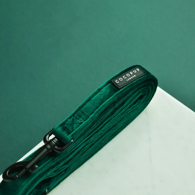 Luxe Velvet Lead - Forest Green