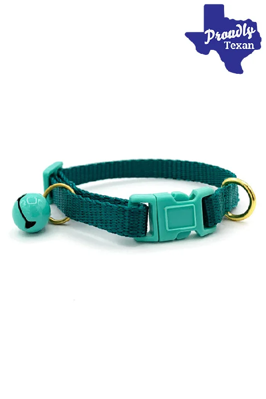 Major Darling Teal Breakaway Cat Collar