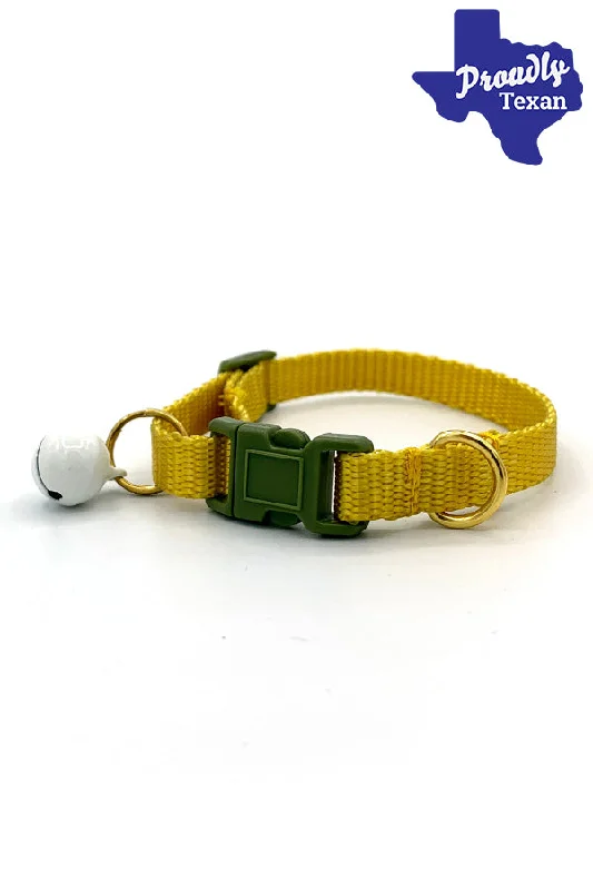 Major Darling Yellow Breakaway Cat Collar