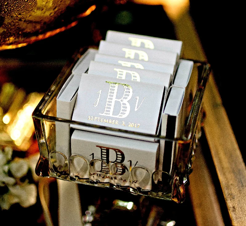 Wedding Monogram Matchboxes