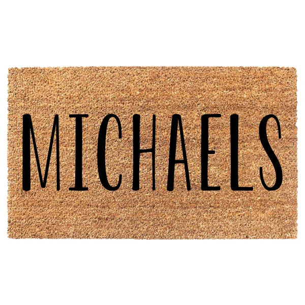 Last Name Custom Doormat