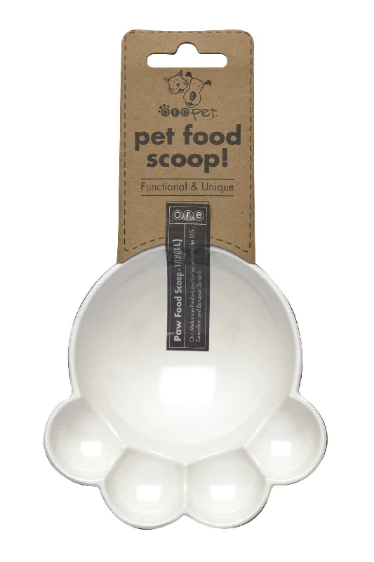 Ore Pet Food Paw Black and White Scoop