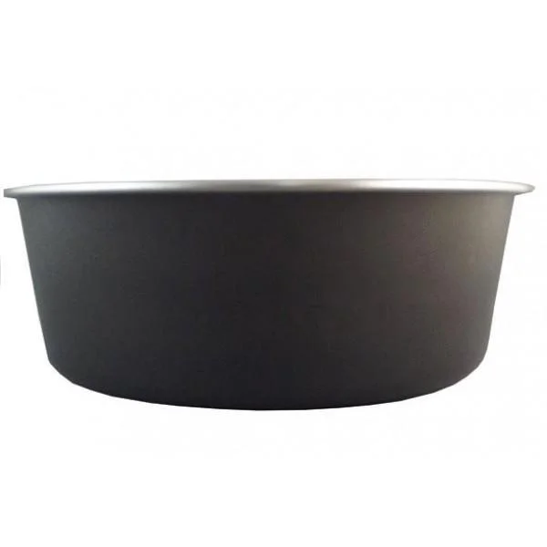 Delisio Design Stainless Steel Dog Bowl Black Large