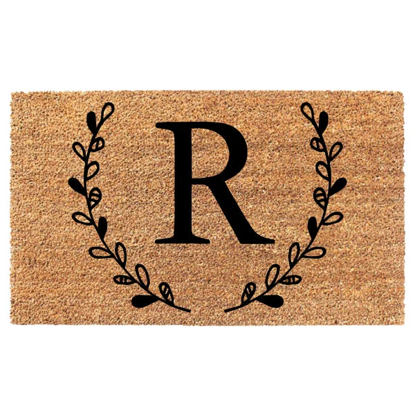 Initial Laurel Custom Doormat