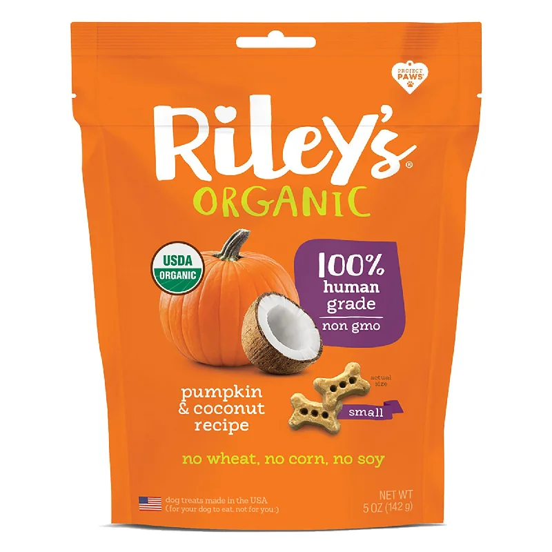 Riley's Organic Pumpkin and Coconut Dog Treats