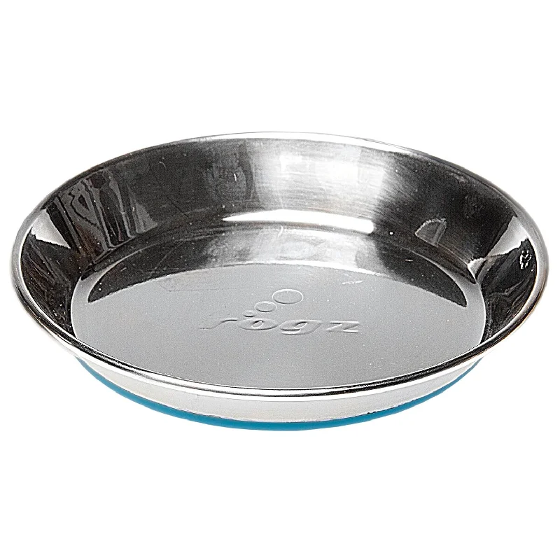 Rogz Anchovy Stainless Steel Cat Bowl Blue