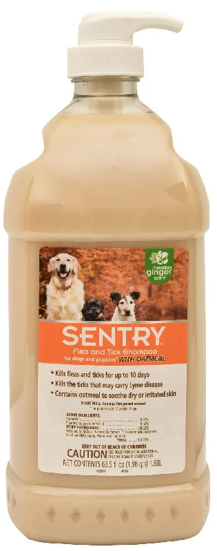 Sentry Flea & Tick Shampoo for Dogs & Puppies, 64 oz