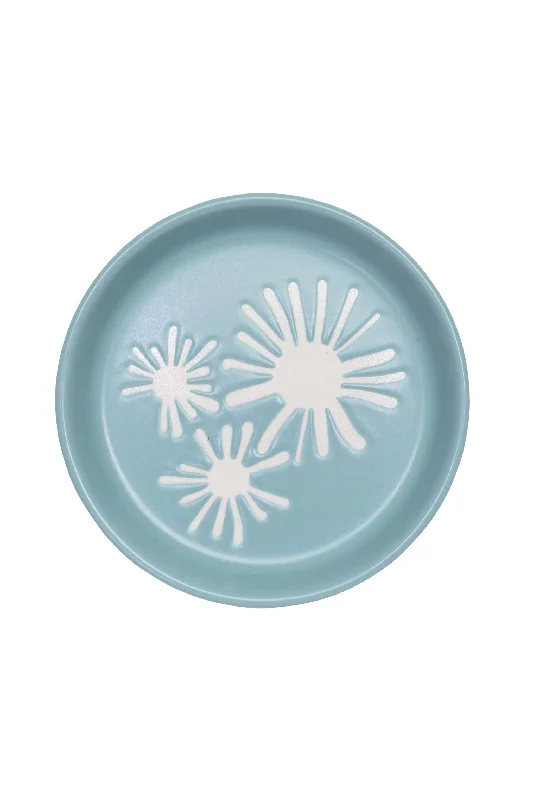 Speckle and Spot Dandelion Pet Saucer