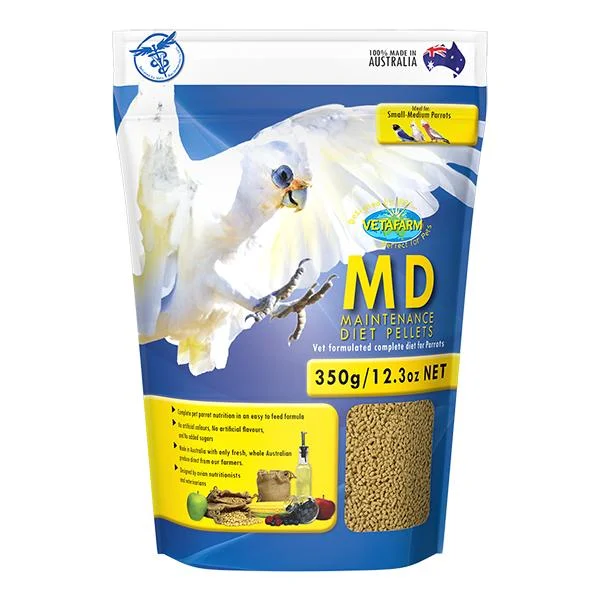 Vetafarm MD Parrot Pellets for Birds 350g