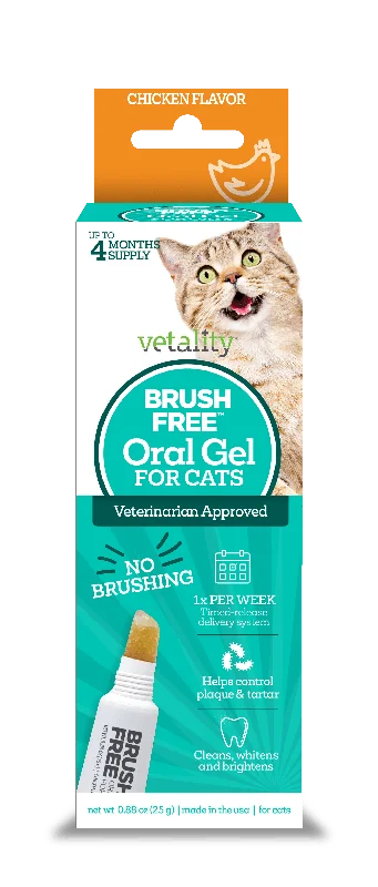 Vetality Brush Free Oral Gel for Cats